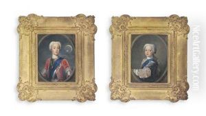 Prince Charles Edward Stuart (1720-1788), Known As Bonnie Prince Charlie Or The Young Pretender;  Henry Benedict Stuart, Cardinal York (1725-1807) (pair)