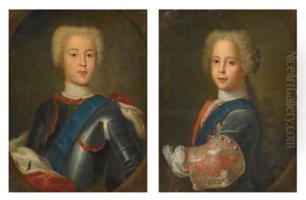 Portrait Of Prince Charles Edward Stuart; Portrait Of Prince Henry Benedict Stuart, Later Cardinal York (pair) - view 1