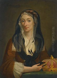 Portrait Of Maria Clementina Sobieska by Antonio David