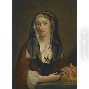 Portrait Of Maria Clementina Sobieska by Antonio David