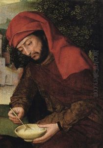 Saint Joseph Preparant La Soupe Au Lait
