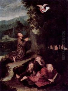 Christus Am Olberg Mit Den Schlafenden Aposteln