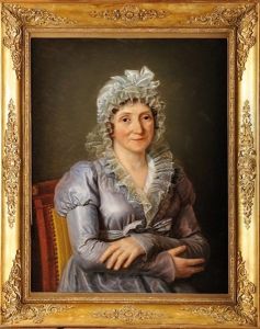 Portrait De Laetitia Ramolino, Mere De L'empereur Napoleon 1er by Jacques-Louis David