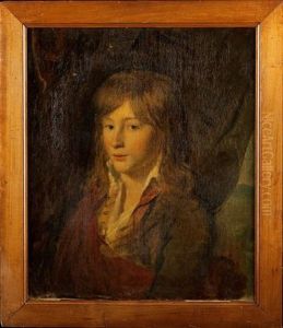 Portrait De Jeune Homme by Jacques-Louis David