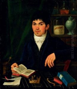 Portrait D'un Jeune Savant by Jacques-Louis David