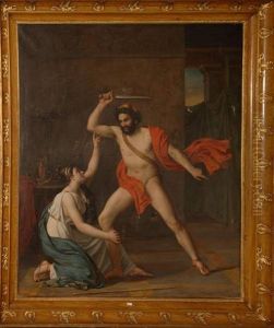Scene Mythologique by Jacques-Louis David