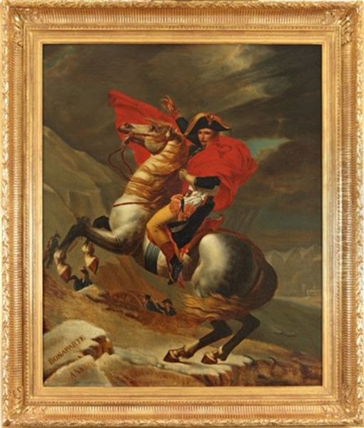 Bonaparte Franchissant Le Grand - Saint - Bernard - view 1