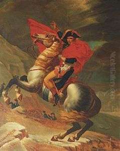 Bonaparte Traversant Les Alpes Pendant La Campagne D'italie De 1801