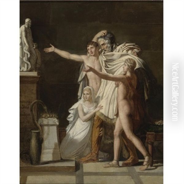 Youth In The Temple Of Zeus - view 1