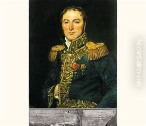 Portrait Du General Baron Claude Marie Meunier, Gendre De Jacques-louis David by Jacques-Louis David
