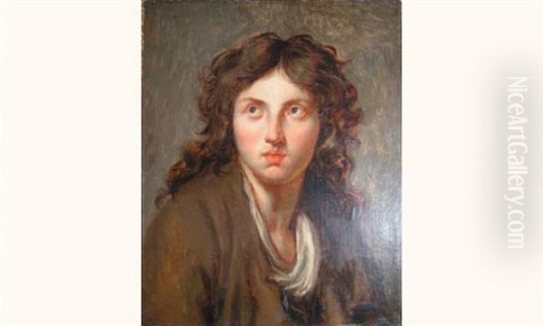 Etude De Tete De Jeune Homme - view 1