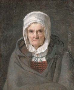 Portrait Of An Elderly Lady, Bust-length (the Artist's Housekeeper?) by Jacques-Louis David