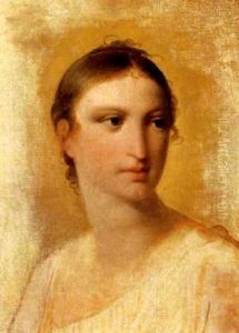Portrait De Jeune Femme, Esquisse by Jacques-Louis David