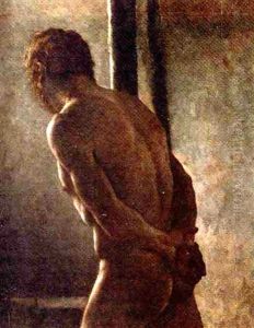 Homme Vu De Dos by Jacques-Louis David