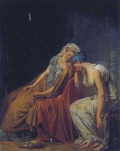Femmes Des Horaces Pleurants by Jacques-Louis David