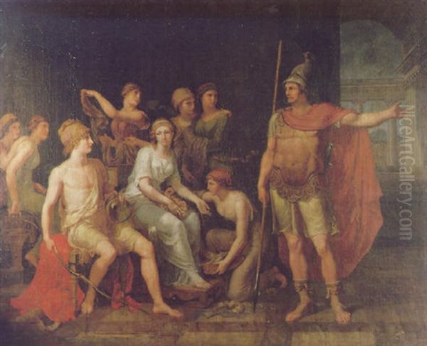 Penelope And Telemachus At The Court Of Ithaca - view 1