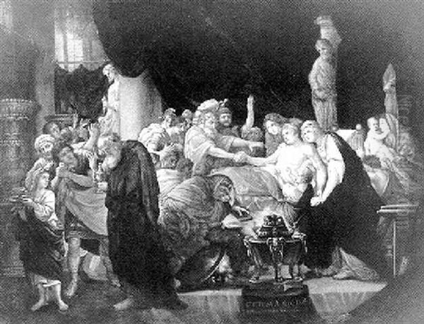 The Death Of Germanicus - view 1
