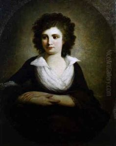 Portrait Of A Lady (jeanne-robertine, Marquise D'orvilliers?) by Jacques-Louis David