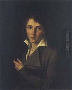 Portrait D'un Jeune Garcon by Jean Louis David