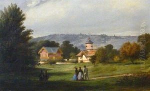 Promeneurs Dans Un Parc