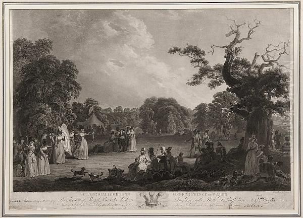 Archery: The Meeting Of The Society Of Royal British Archers In Giversyll Park, Denbighshire - view 1