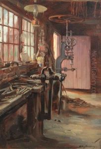 Blacksmiths Forge by Allan Douglas Davidson