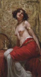 Seated Odalisque by Allan Douglas Davidson