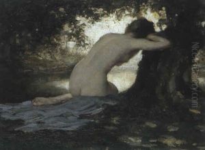 By The Edge Of The Pool by Allan Douglas Davidson