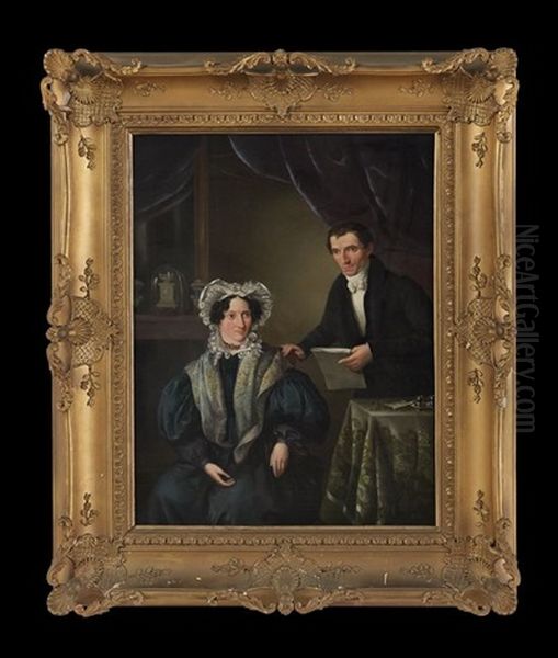 Elegant Couple In A Study - view 1