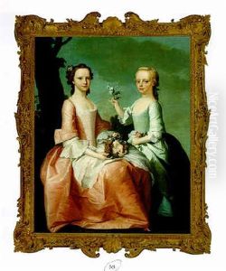 Portrait Of Two Young Girls