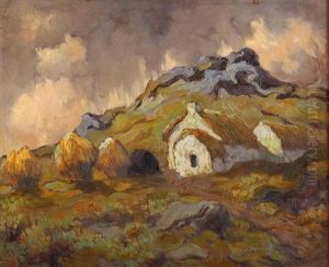 Connemara Cottage With Haystacks & Peat