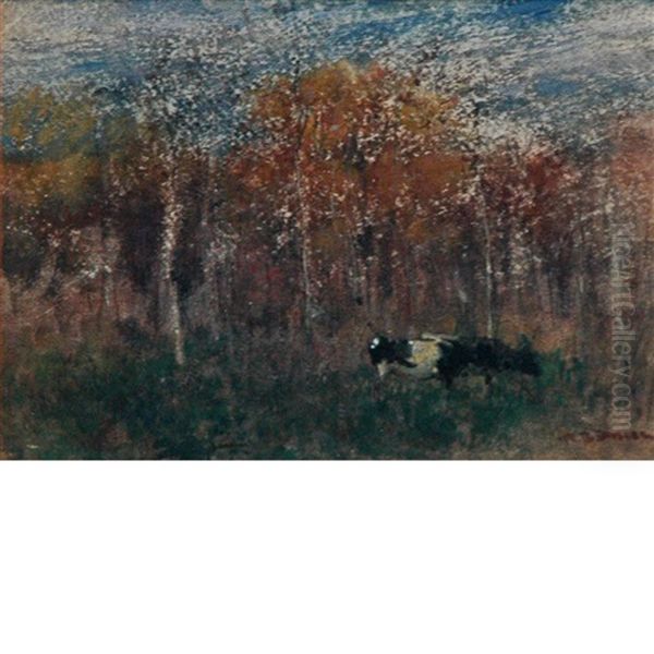 Cows In A Landscape - view 1