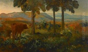 Landscape At Dusk by Arthur B. Davies