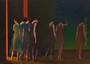 Isadora Duncan Dancers by Arthur B. Davies