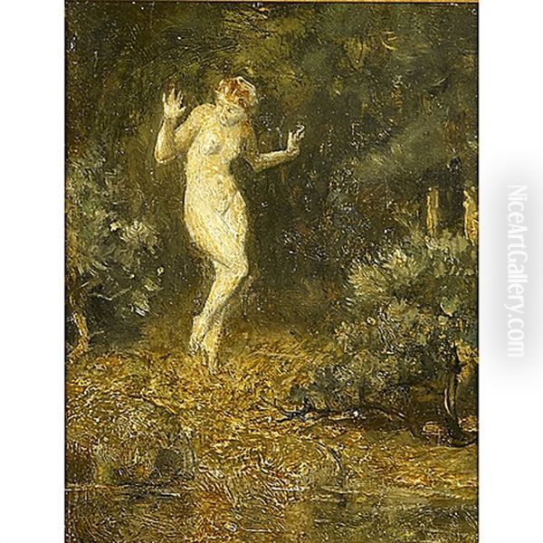 A Nymph In The Forest - view 1