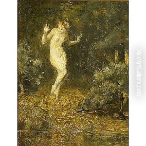 A Nymph In The Forest by Arthur B. Davies