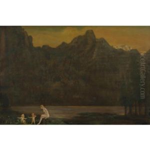 Leda And The Dioscuri by Arthur B. Davies