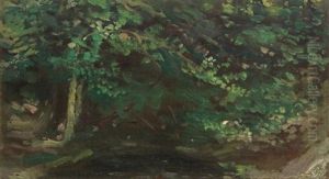 A Sylvan Landscape by Arthur B. Davies