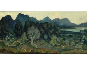 Paysage by Arthur B. Davies
