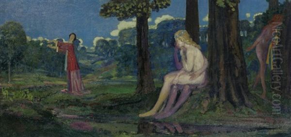 Nymphs In A Landscape - view 1