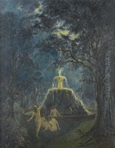 Forest Nymphs In Moonlight - view 1