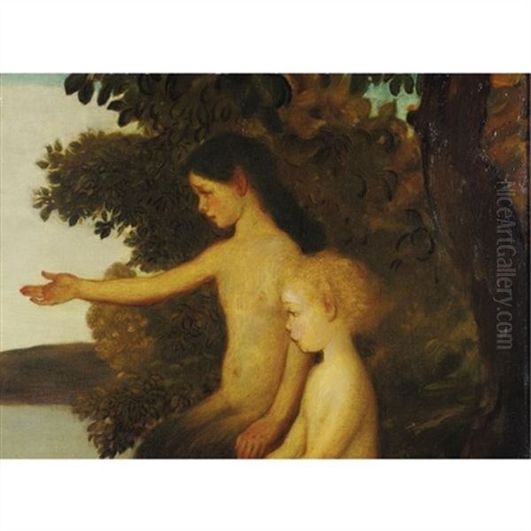 On The Banks Of The Arethusa - Little Fauns - view 1