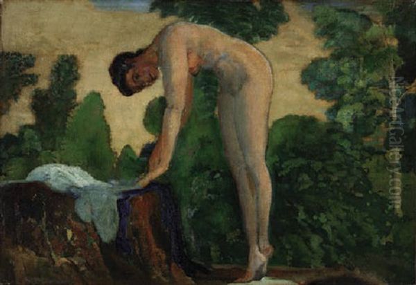 Nude In Forest - view 1