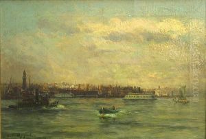 Harbor Scene Harbor Scene