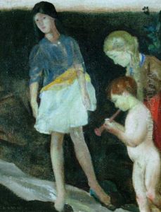 Down In The Valley by Arthur B. Davies