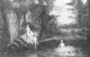 Nymphs In A Pool by Arthur B. Davies