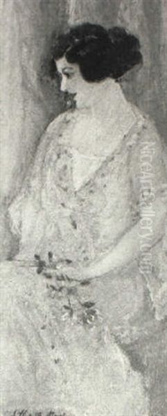 Lady With Roses - view 1
