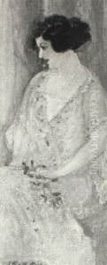 Lady With Roses by Arthur B. Davies