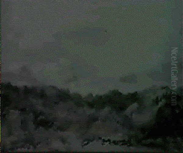 Mountain Landscape With Village - view 1