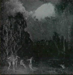 Dancing Bacchantes by Arthur B. Davies